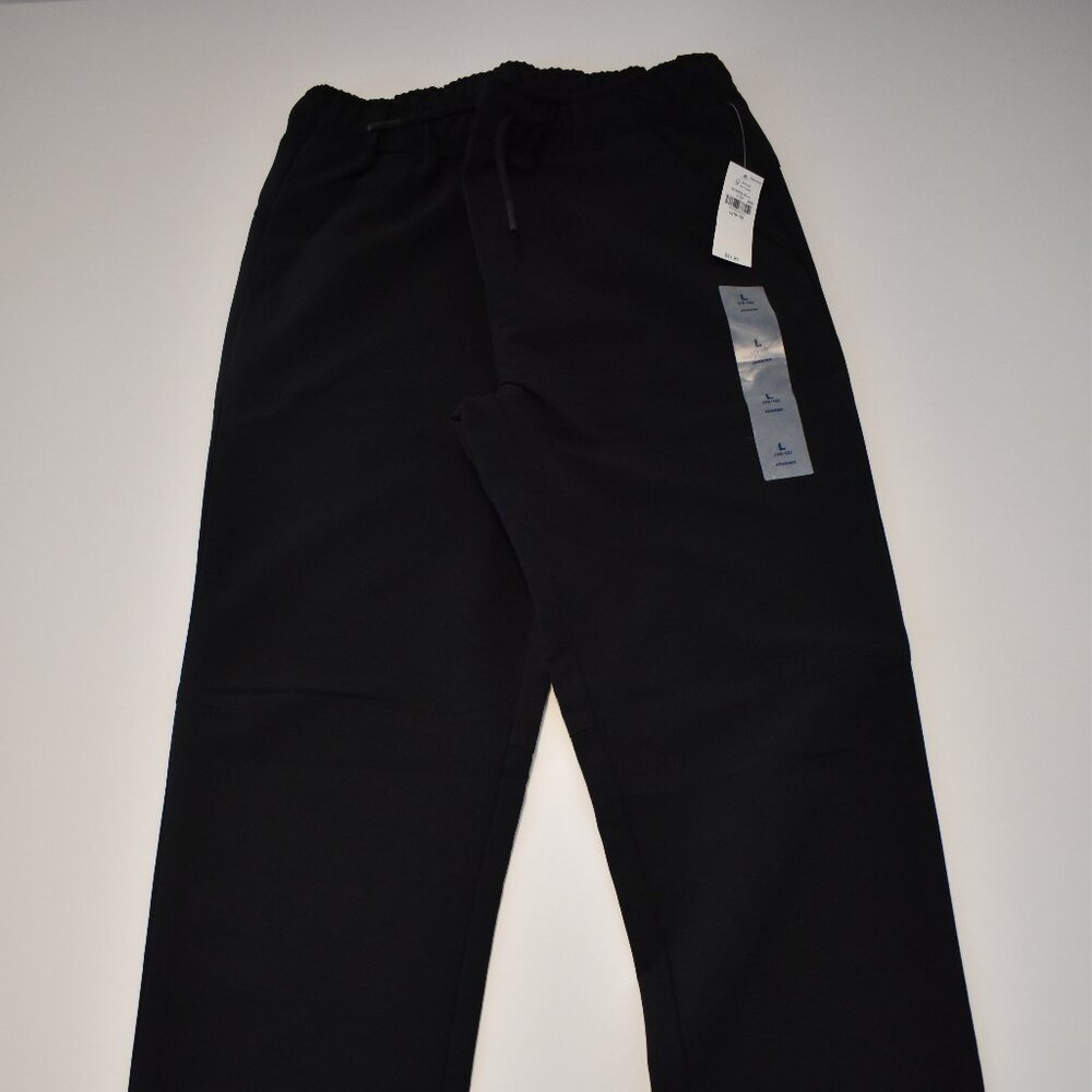 NWT Old Navy Boys Black Jogger Pants-Elastic Waist- Size Large 10-12